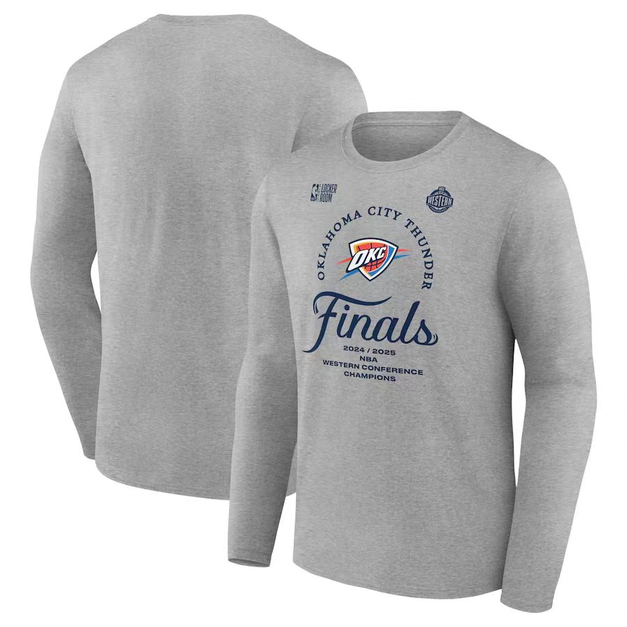 Men Oklahoma City Thunder long T Shirt 2025 style